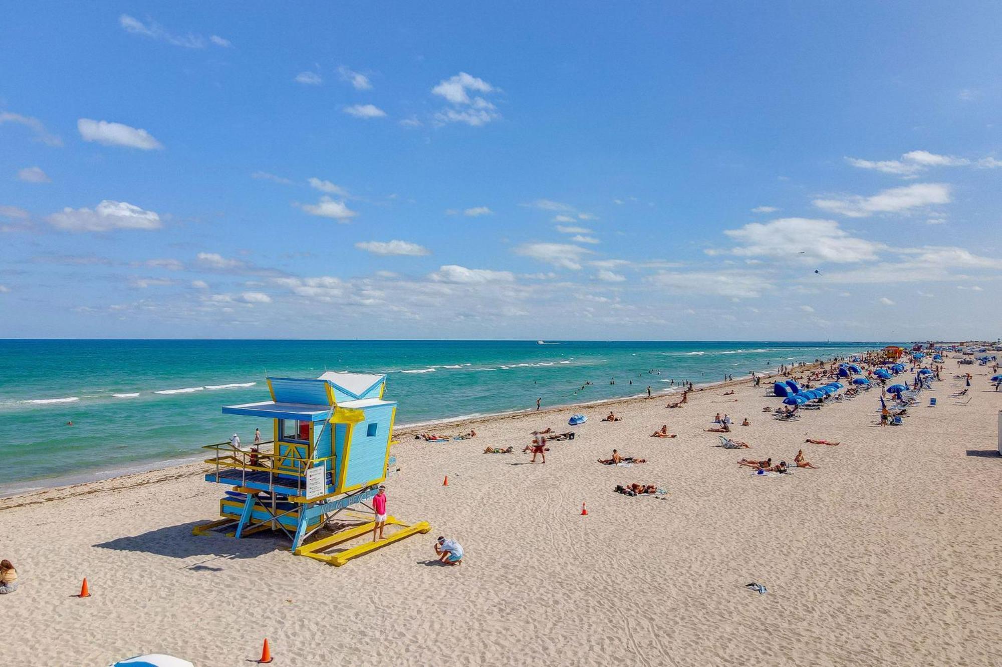 Deco Beachside Apt, W/2 Queen Beds, Washer/Dryer Miami Beach Exterior photo